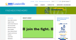 Desktop Screenshot of namilouisville.org